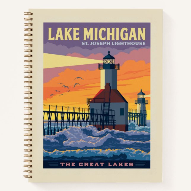 Carnet Grands Lacs | Lac Michigan (Devant)
