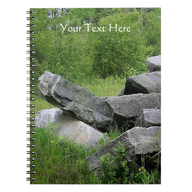 Carnet Granite Rocks Nature (Devant)