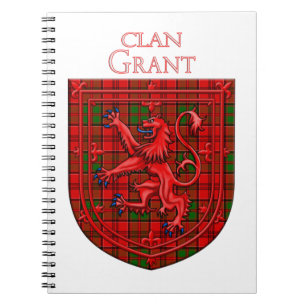 Carnet Grant Tartan Scottish Plaid Lion Rampant
