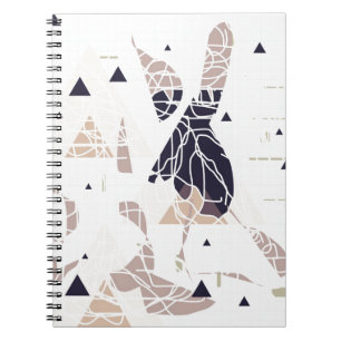 Carnet graph paper triangle soft design par SIRAdesign