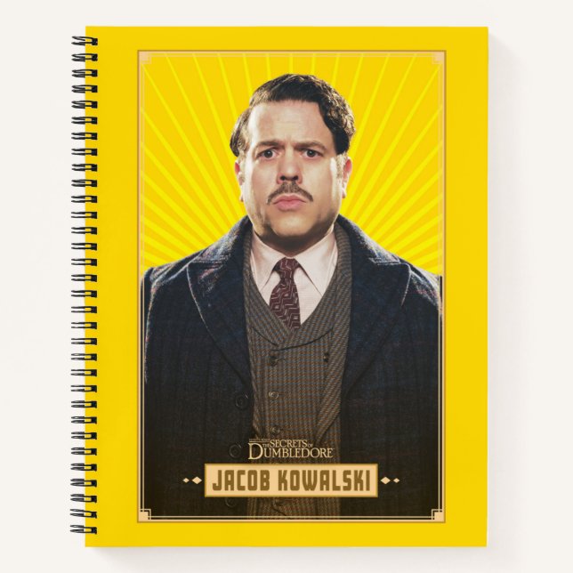 Carnet Graphique de caractères Jacob Kowalski (Devant)