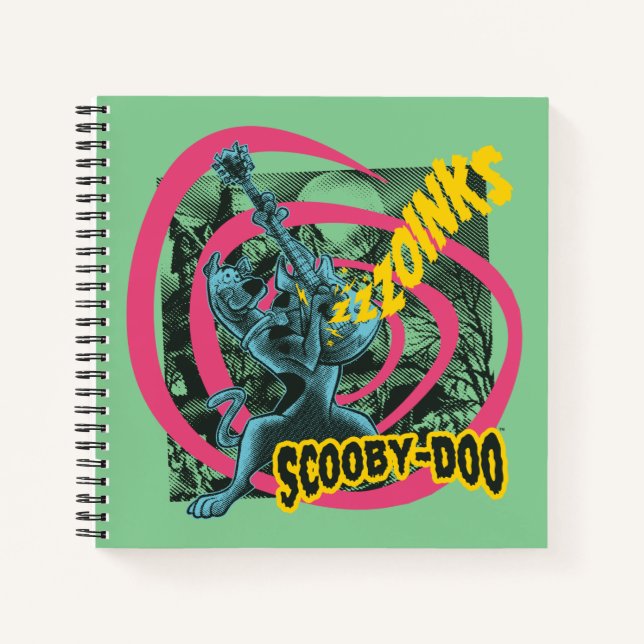Carnet Graphique de guitare punk Scooby-Doo Zoinks (Devant)