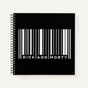 Carnet Graphique du code barre de Rick et Morty