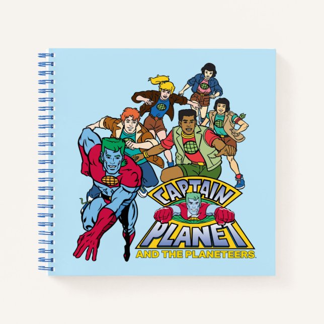 Carnet Graphique du logo Captain Planet & Planeteers Grou (Devant)