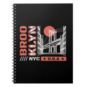 Carnet Graphique du pont de Brooklyn NYC New York urbai