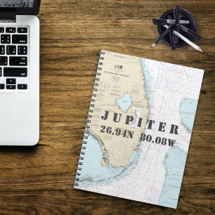 Carnet Graphique Nautique Jupiter FL Latitude Longitude