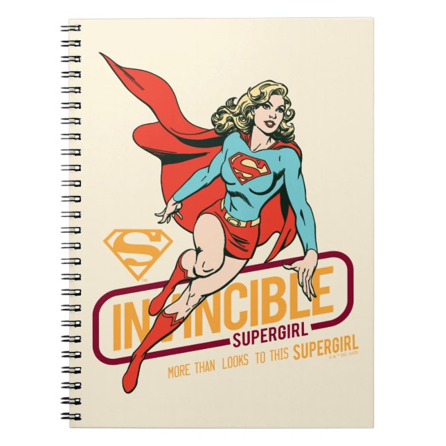 Carnet Graphique rétro-invincible Supergirl (Devant)