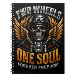 Carnet Graphisme de liberté pour motards 🦅 🏍️