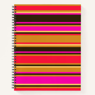 Carnet Gras Or, Rouge & Magenta