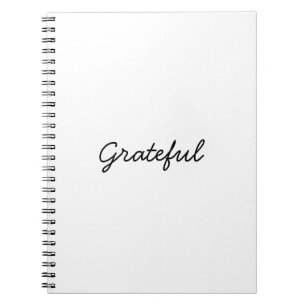 Carnet Gratuit écriture personnalisée blanche minimalis