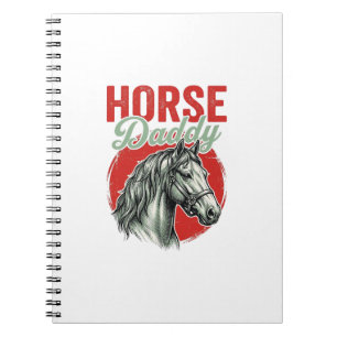 Carnet Gravure vintage de papa cheval