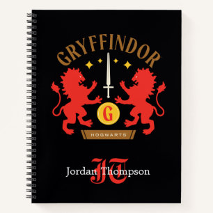 Carnet GRAYFFINDOR™ Maison double Lion épée graphique