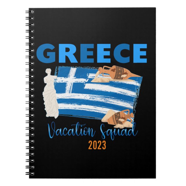 Carnet Grèce Grec Vacances Europe Voyage (Devant)
