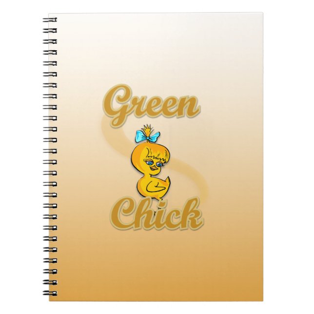 Carnet Green chick (Devant)
