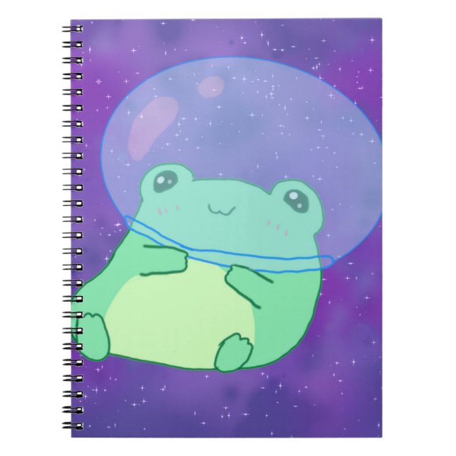 Carnet Grenouille Astronaut (Devant)
