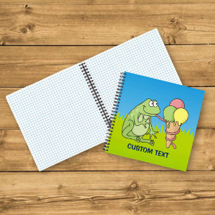 Carnet Grenouille avec glace