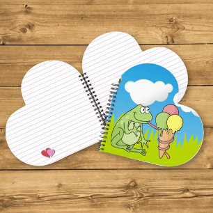 Carnet Grenouille avec glace
