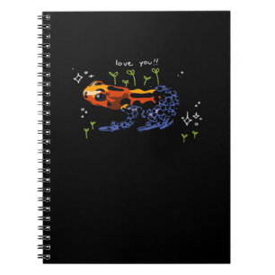 Carnet Grenouille qui t'aime style classique simple