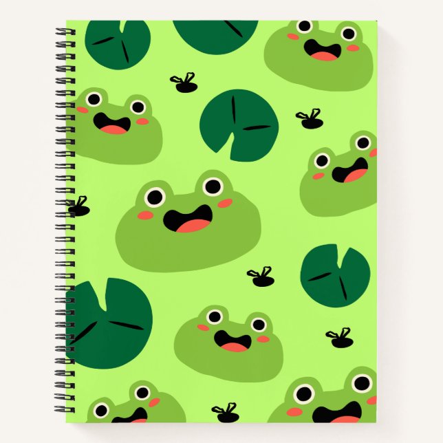 Carnet Grenouilles amusantes (Devant)