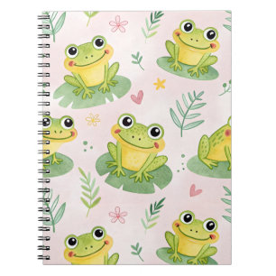 Carnet Grenouilles mignonnes Motif