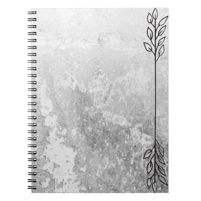 Carnet Grey Notebook with Edge Accent (Devant)