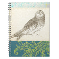 Grey Owl sur Arrière - plan Motif