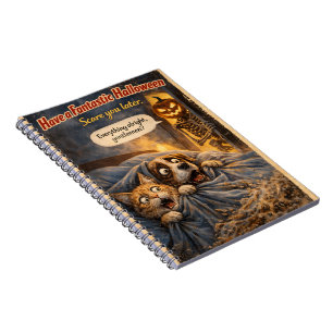 Carnet Gribouillages effrayants tout va bien messieurs Ha