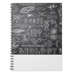 Carnet Griffonnage de la Science de biologie dans le