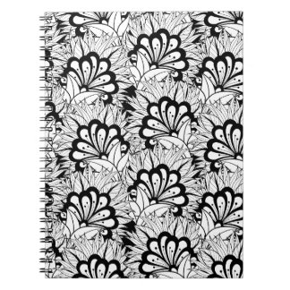 Carnet Griffonnage de motif de fleur