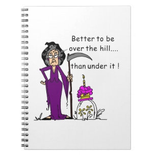 Carnet Grim Reaper Humour d'anniversaire
