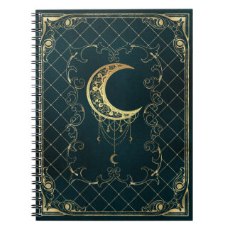 Carnet Grimoire de lune magique