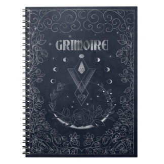 Carnet Grimoire des phases de la lune