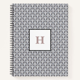 Carnet Gris avec rose