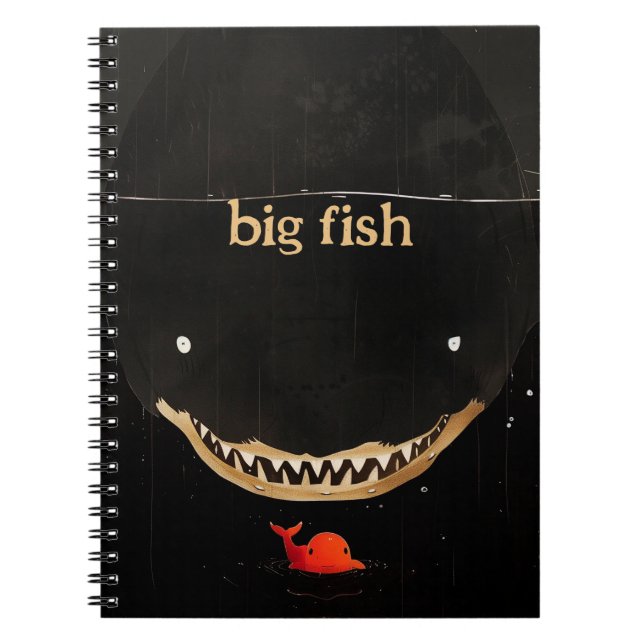 Carnet Gros requin foncé (Devant)
