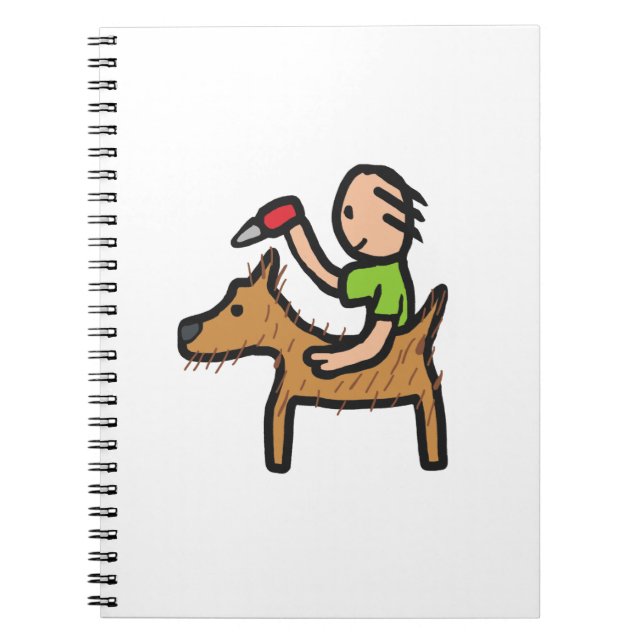 Carnet Grossissement de chien (Devant)