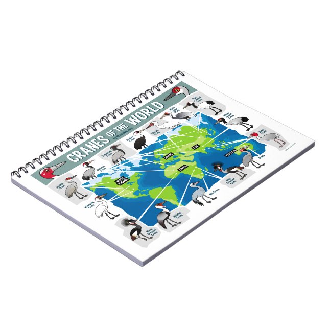 Carnet Grues du monde (Côté gauche)