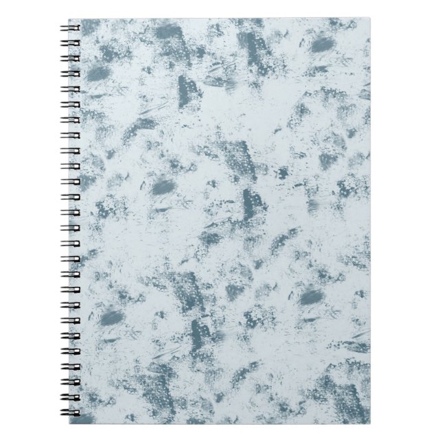 Carnet Grunge bleu Abstrait (Devant)