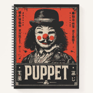 Carnet Grunge Déplaisant Puppet Dark Circus Art