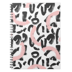 Carnet Grunge graffiti : touches de pinceau d'art.