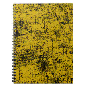Carnet Grunge jaune