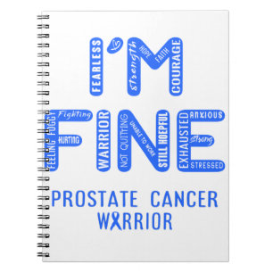Carnet Guerrier du cancer de la prostate - JE SUIS FINI