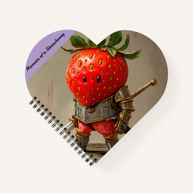 Carnet Guerrier Fraise (Devant)