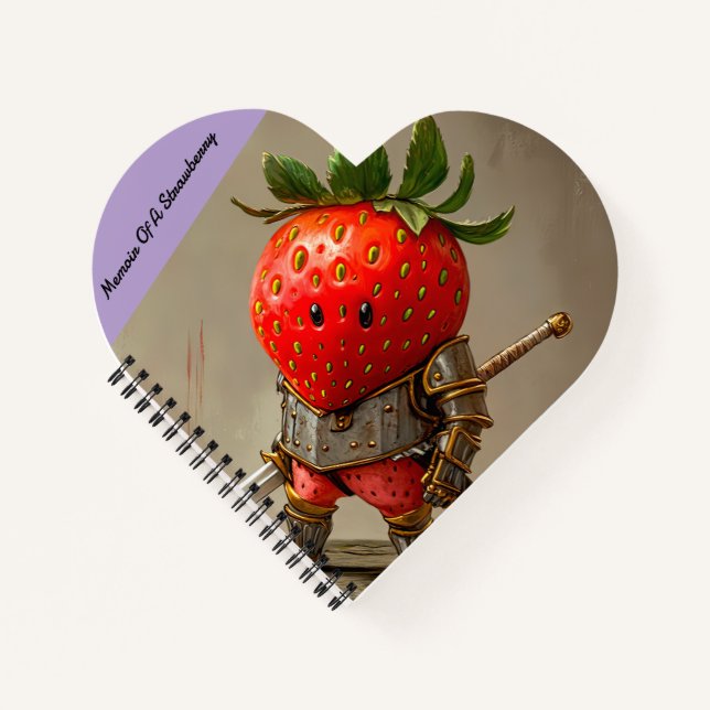Carnet Guerrier Fraise (Devant)
