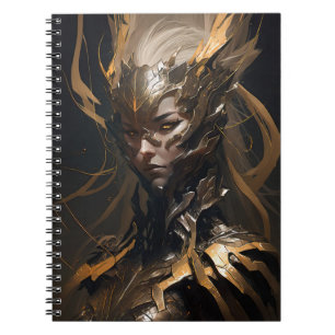 Carnet Guerrier Portrait Imaginaire Peinture Esprit Sauva