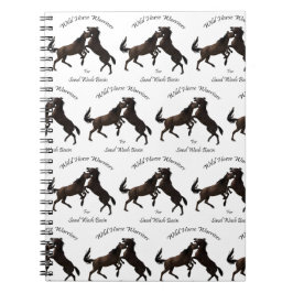 Carnet Guerriers de cheval sauvage pour le lavabo de