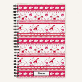 Carnet Guide Chien Conte Berger Allemand - Rouge - Petit