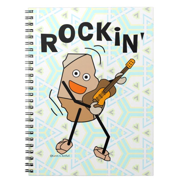 Carnet Guitare de Rockin (Devant)