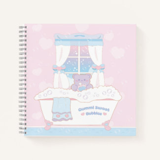 Carnet Gummi Sweet Bubbles Square Notebook