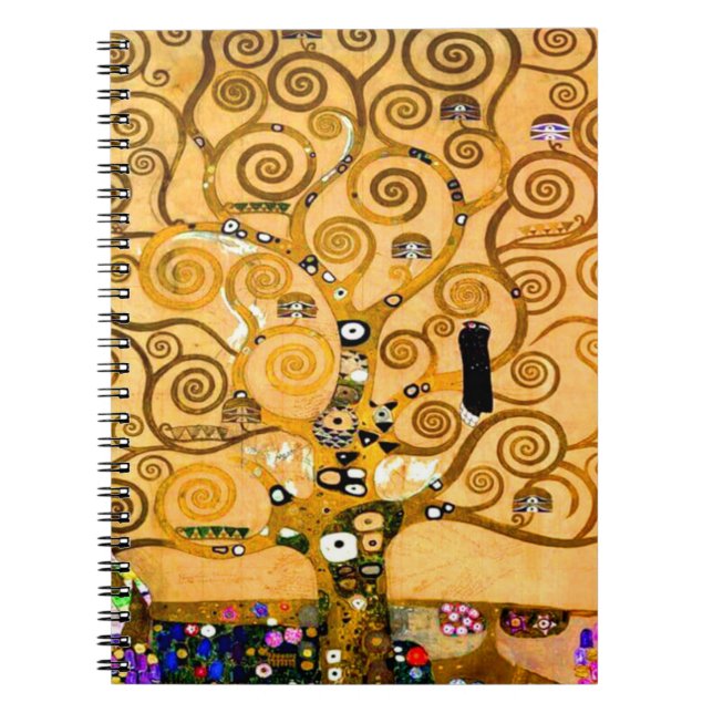 Carnet Gustav Klimt Arbre de vie (Devant)
