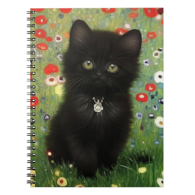 Carnet Gustav Klimt Kitten (Devant)